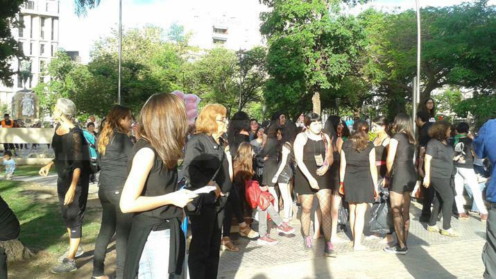 #NiUnaMenos- la marcha santiaguentildea en fotos y videos