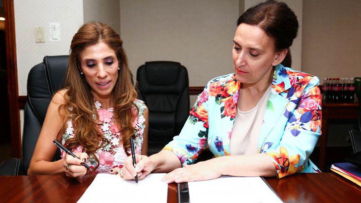 Firma de acta compromiso con la Nacioacuten para importantes obras