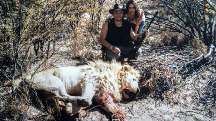 Indignacioacuten- filtran fotos de Garfunkel y Vanucci en una caceriacutea de animales