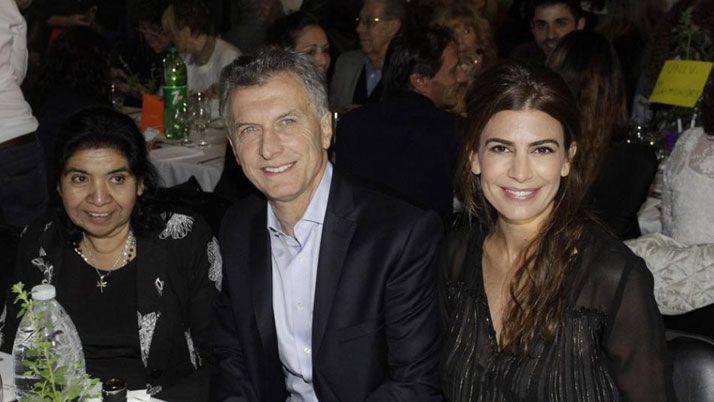 Macri y Awada participaron en la cena de la fundacioacuten de Margarita Barrientos