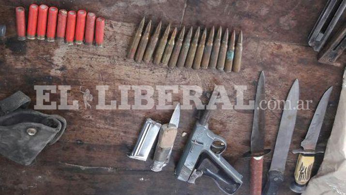 Las armas secuestradas