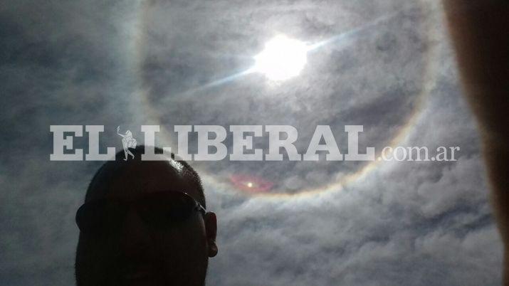 Los Juriacutees- sorpresa por la aparicioacuten de un halo solar