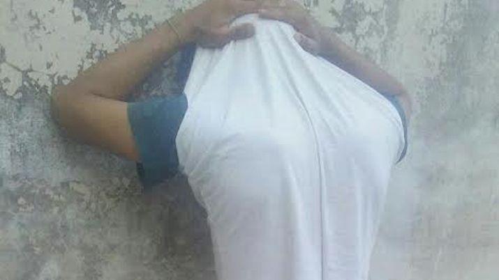 Golpeoacute salvajemente a su esposa y fue apresado