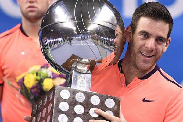 Del Potro celebroacute a pleno en Estocolmo