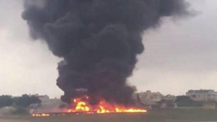 Tragedia en Malta- un avioacuten se precipitoacute al vaciacuteo y hay varios muertos