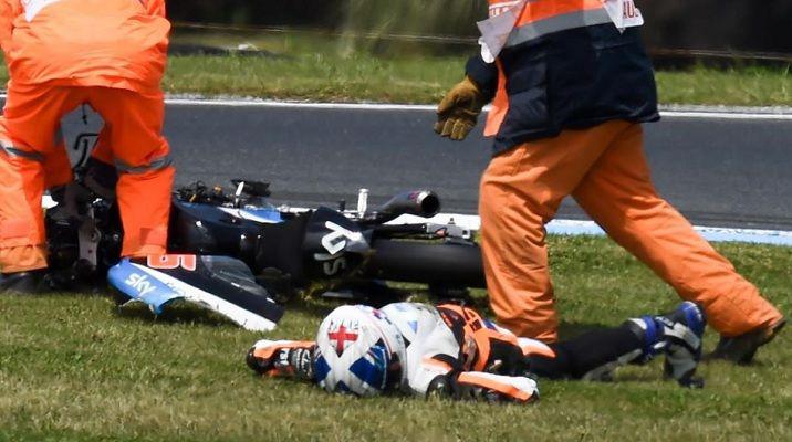 Escalofriante accidente en el GP de Australia de Moto3