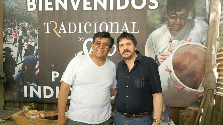 Felipe Pigna y Felipe Noeacute pasaron por el patio del Indio Froilaacuten