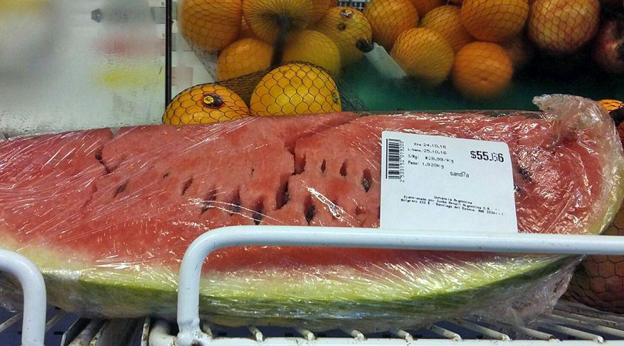 Una sandiacutea cuesta 150 en Santiago maacutes que un kilogramo de milanesas