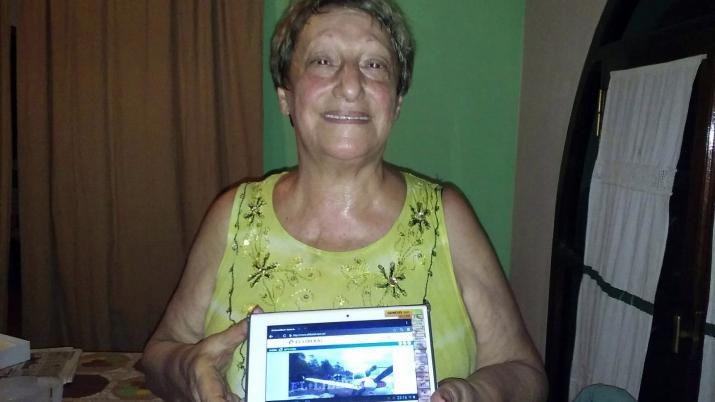 Leo Ponzio saludoacute a la Gringa en su cumpleantildeos