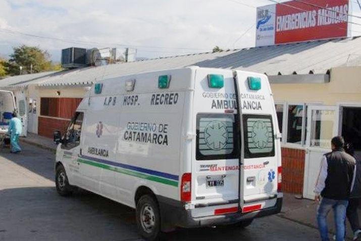 El herido fue derivado de urgencia al Hospital San Juan Bautista de San Fernando del Valle de Catamarca Foto archivo