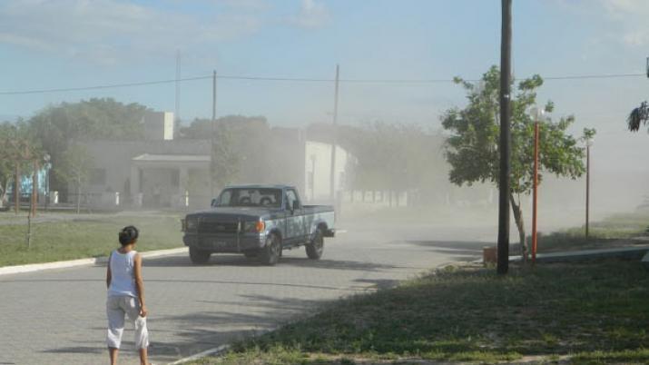 El viento volver a dominar la jornada santiagueña Foto archivo