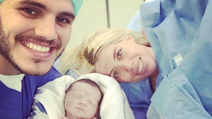 Nacioacute la segunda hija de Wanda Nara y Mauro Icardi