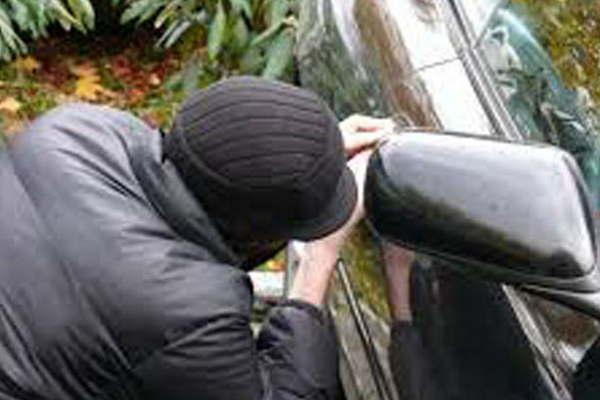 Sorprendioacute a un ladroacuten despojaacutendolo del esteacutereo y lo encerroacute en su automoacutevil