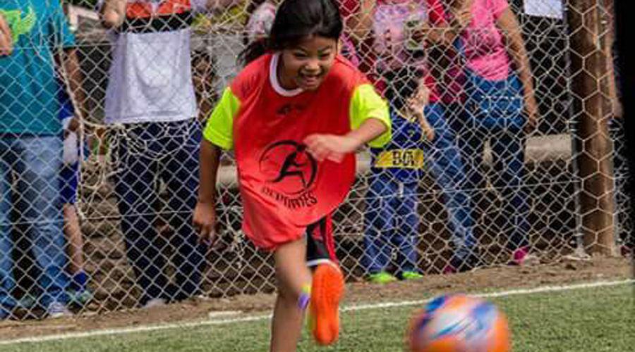 Loli una apasionada del ftbol