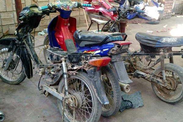 Secuestran numerosas motopartes que seriacutean producto de diversos robos
