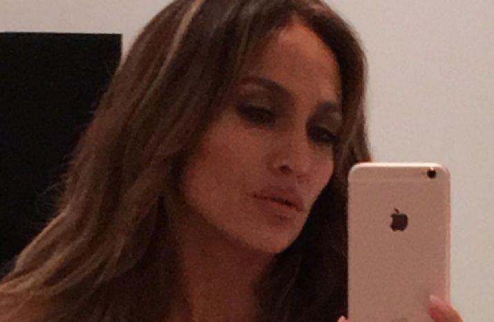 La infartante foto de Jennifer Lopez que revolucionoacute Instagram