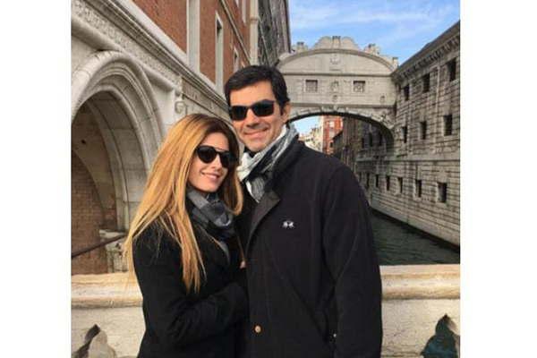 Isabel Macedo y su marido disfrutan de Roma