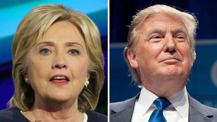 Hillary Clinton y Donald Trump se disputan la presidencia de los Estados Unidos
