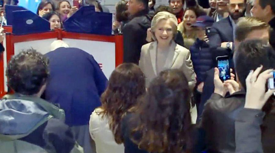Hillary Clinton ya votoacute en Nueva York