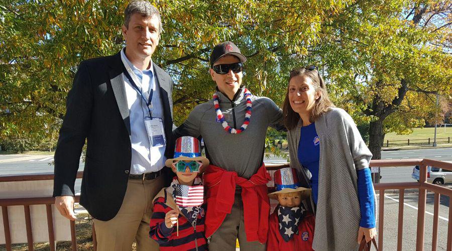Los estadounidenses vivieron la votacioacuten como una fiesta