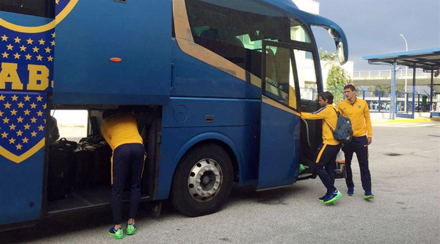 Boca ya estaacute en Espantildea para enfrentar al Sevilla