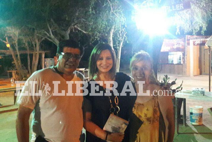 Myriam Hernndez saludó en el patio al Indio Froiln Gonzlez