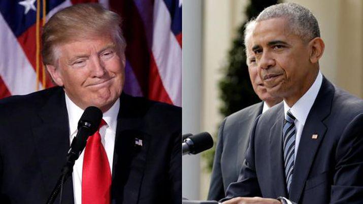Inicia la transicioacuten- Obama recibe a Trump en la Casa Blanca