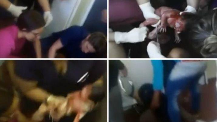 Las imgenes causaron indignación