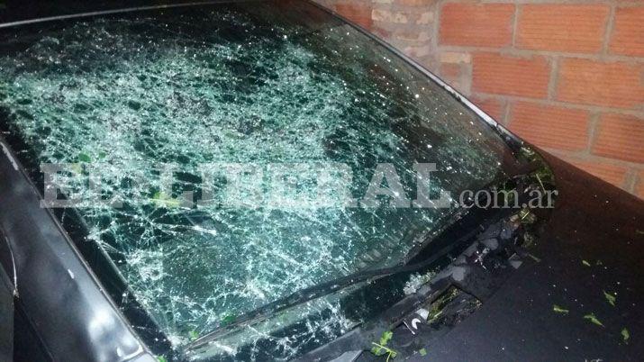 Tremendas imaacutegenes del violento temporal en Malbraacuten