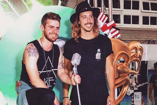 El debut de Lucas Corrado hijo de Gabriel