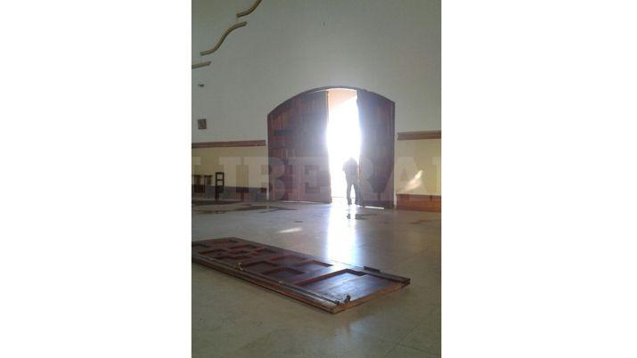 Las imaacutegenes del desastre que causoacute la tormenta en Antildeatuya