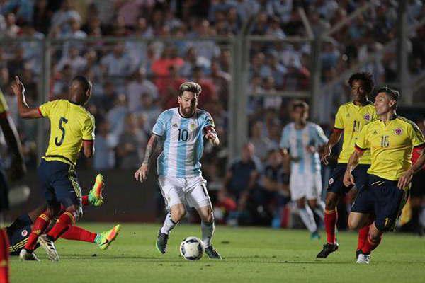 Lionel Messi la figura excluyente de la noche 