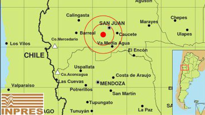 Tembloacute San Juan y se sintioacute en Santiago del Estero