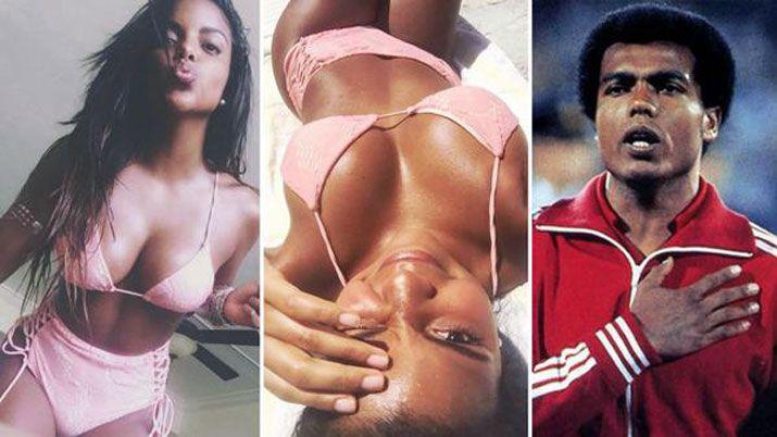 La hija sexy del iacutedolo futboliacutestico de Peruacute Teoacutefilo Cubillas