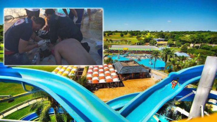 No intervinieron rescatistas del parque acu�tico