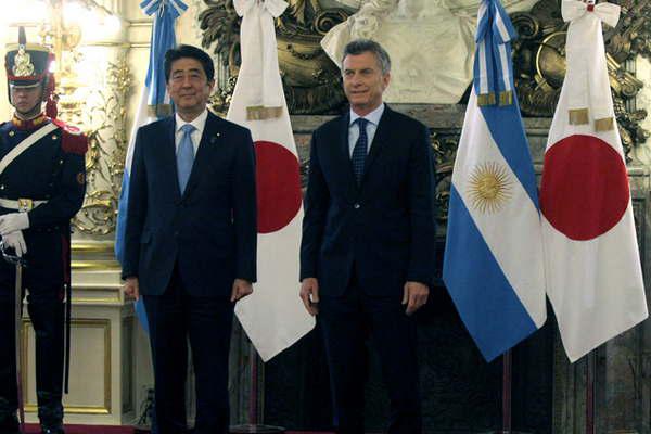 Macri acordoacute desarrollar con Japoacuten una alianza estrateacutegica