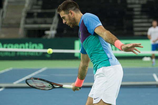 Del Potro se entrenoacute con Marco Trungelliti en Zagreb