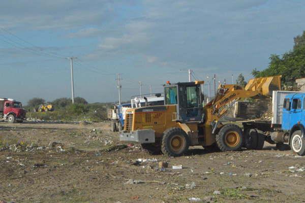 El municipio capitalino sigue con la erradicacioacuten de minibasurales