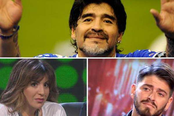 La iroacutenica respuesta de Gianinna a Diego Maradona Jrs