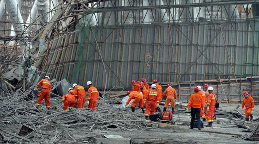 China- al menos 67 muertos al colapsar una construccioacuten