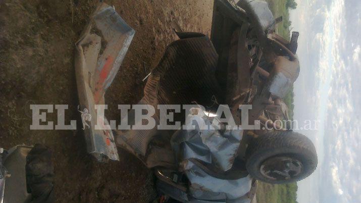 Violento accidente entre cuatro camiones y una camioneta en Ruta 34