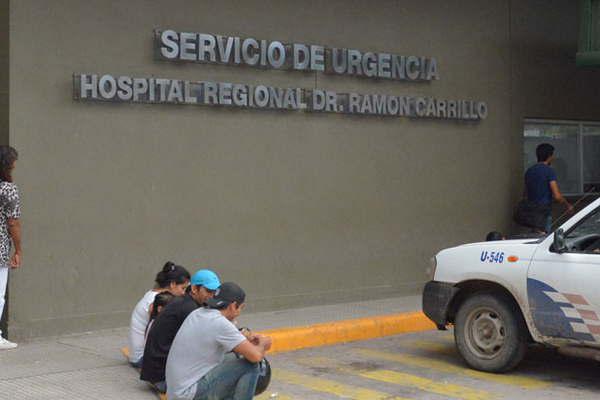 ASISTENCIA El herido fue internado de urgencia en el Hospital Regional