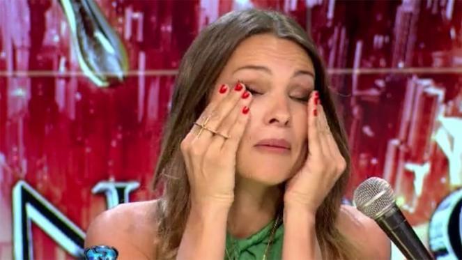 Showmatch- llanto y ataque de ira de Pampita contra Tinelli