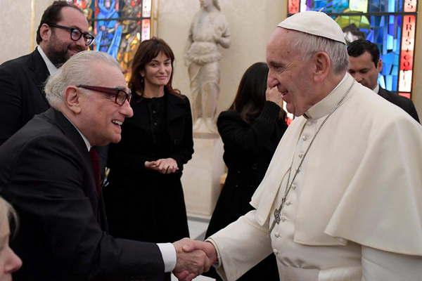 Francisco tuvo un encuentro  muy cordial con Martin Scorsese 