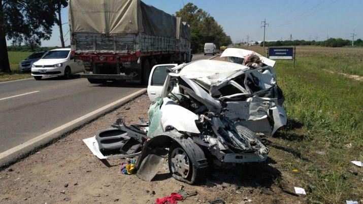 Chocaron de frente con un camión