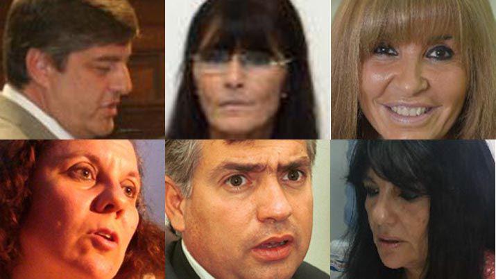 Fernando Paradelo Roxana Menini María Pía Danielsen Fernando Viaña Sara Harón y Norma Elizabeth Morn primera jueza de Género de la provincia y del país