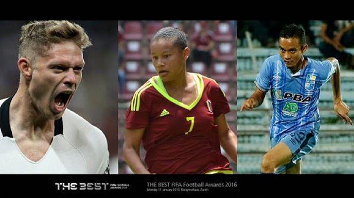 La FIFA dio a conocer los tres finalistas del Premio Puskas 2016
