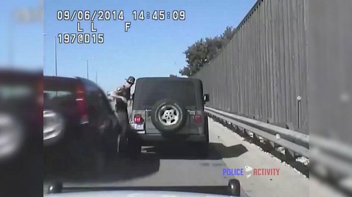 Policiacutea de traacutensito es atropellado por una conductora ebria