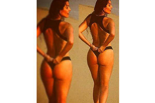 Ayos cautivoacute con su malla enteriza  