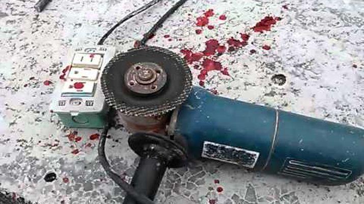 Se cortoacute un dedo y la pantorrilla mientras usaba una amoladora